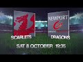 Scarlets v Dragons 08.10.16