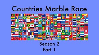 Countries Marble Race - Season 2 Part 1