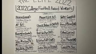 The Elite: 2022 College Football Award Winners