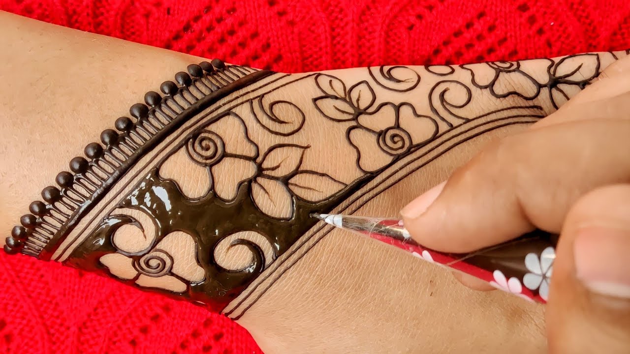 Simple mehndi design Hand mehndi design New mehndi design Best mehndi design Mehndi mehndi #viral