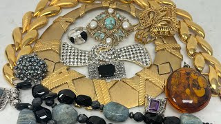 Huge Consignor Mystery Jewelry Unboxing - Valentino, Sterling & Vintage Costume