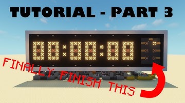 How to make a Minecraft digital clock - Part 3 - finale, finally