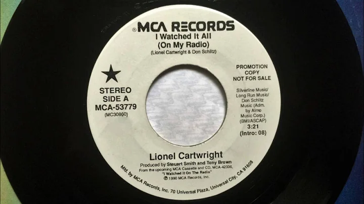 I Watched It All ( On My Radio ) , Lionel Cartwrig...