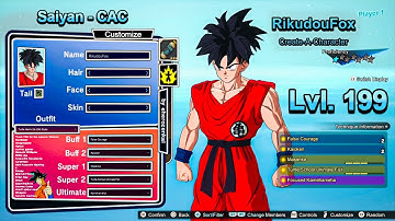 DRAGON BALL: Sparking! ZERO - New Saiyan CAC Customization & All Characters Creation Gameplay! (Mod)
