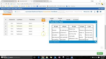 SchoolCity - Entering Data into a Performance-Based Assessment