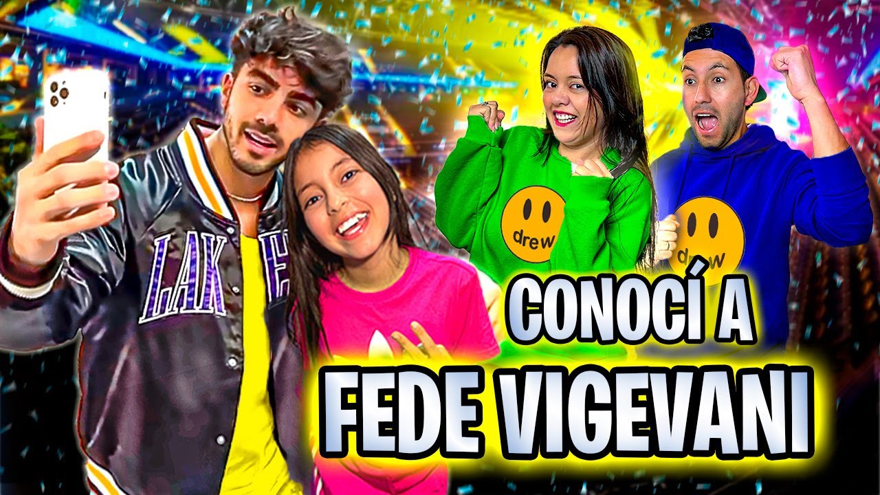 MIS PAPÁS ME LLEVAN A CONOCER A FEDE VIGEVANI *Show en Bogotá*