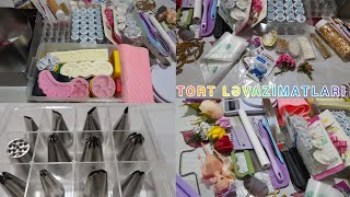 Tort Ləvazimatları👩‍🍳Ən lazımlı olan alətlər 👈Ən çox istifadə etdiklərim hansılardır 🎂