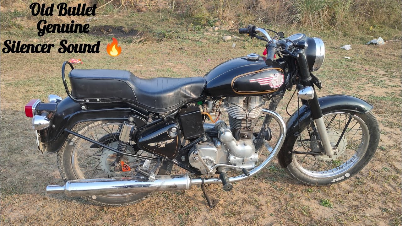 Old Bullet Original Silencer Sound. 2007 model Cast iron Engine. 