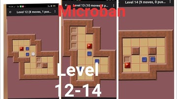 Microban Level 12-14 - Soko++ / Sokoban - Indonesian Gameplay