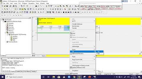 Tutorial program program PLC sebagai gerbang logika NOR dengan 4 input menggunakan CX programmer