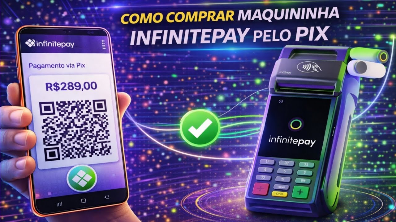 COMO COMPRAR MAQUININHA INFINITEPAY PELO PIX