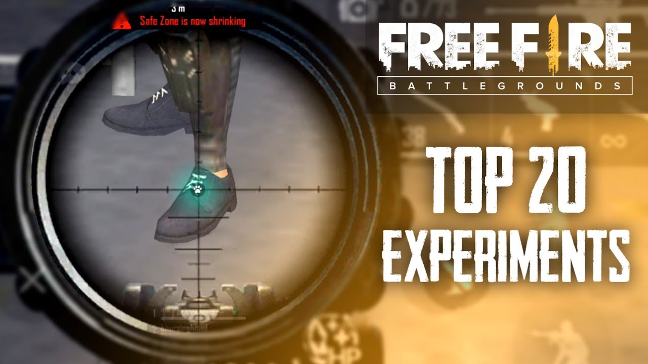 TOP 5 UNKNOWN EXPERIMENTS IN FREEFIRE😱🤯 | Mk mayank #1