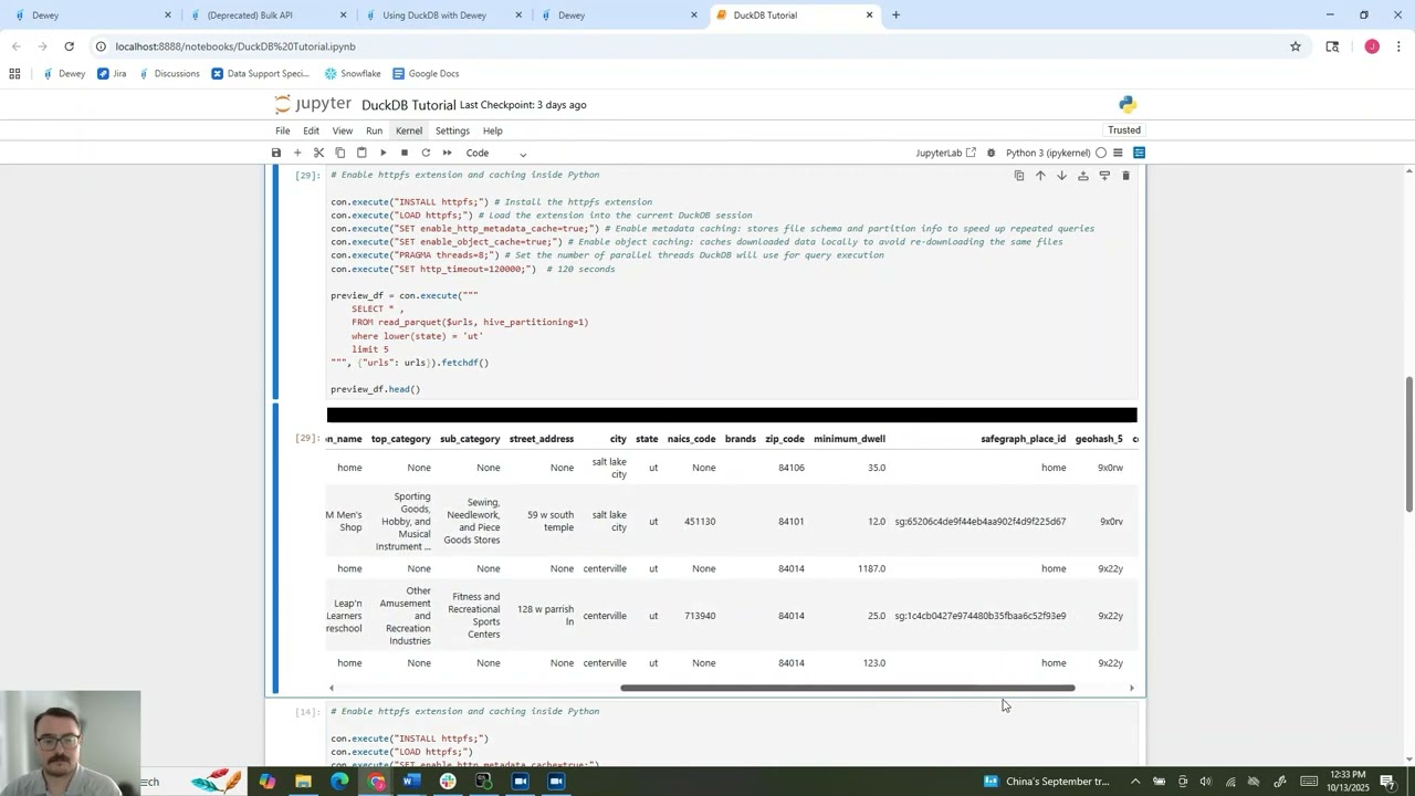 Getting Started with DuckDB in Dewey Data