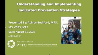 Understanding and Implementing Indicated Prevention Strategies
