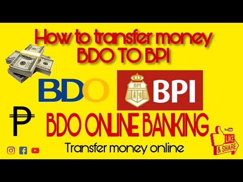 BDO|BPI How To Transfer Money From BDO To BPI Account Using BDO Mobile Banking|Vhengs Tv