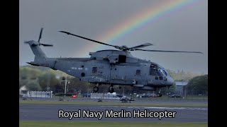 Royal Navy Merlin Helicopter - Exercise Joint Warrior 21-1 [4K/UHD]