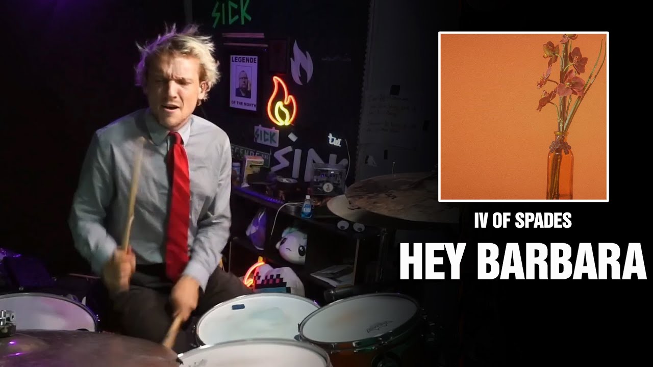 IV Of Spades - Hey Barbara | Drum Cover [First Time Hearing]