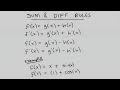 Calculus - Rules of Differentiation