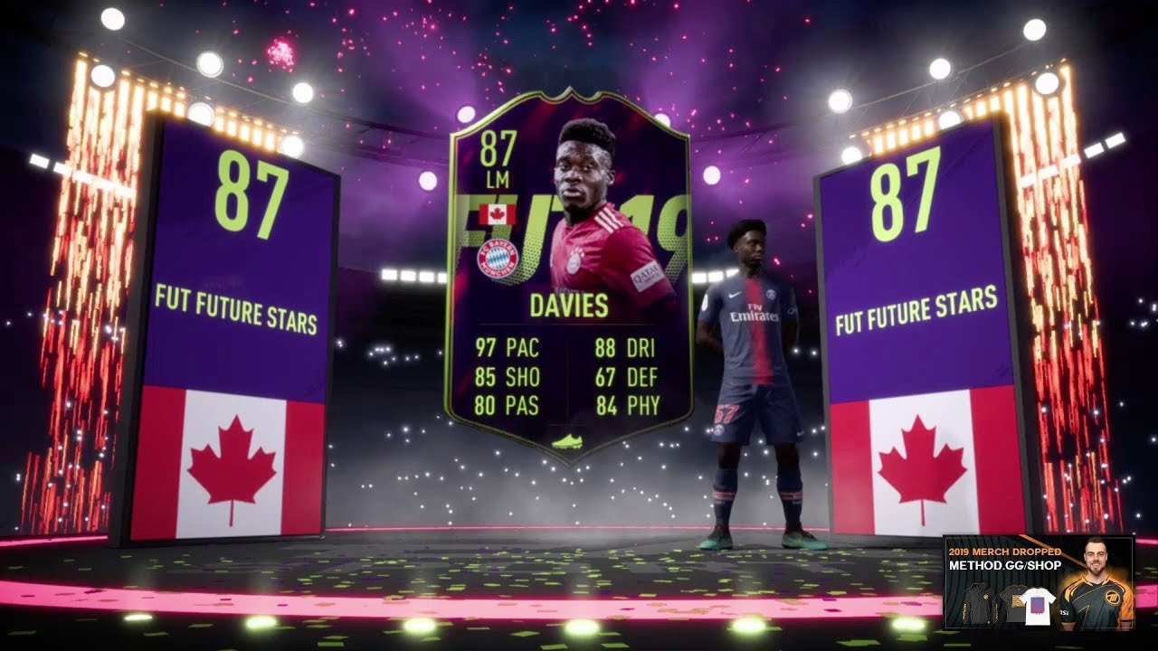 FUTURE STARS ALPHONSO DAVIES 87! (SBC) INSANE WALKOUT PACKED! - FIFA 19 ULTIMATE TEAM