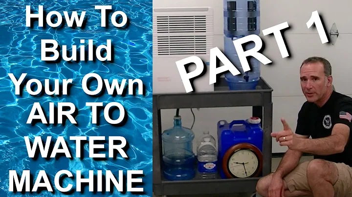 DIY Air to Water Generator: Purify Gallons of Water at Home