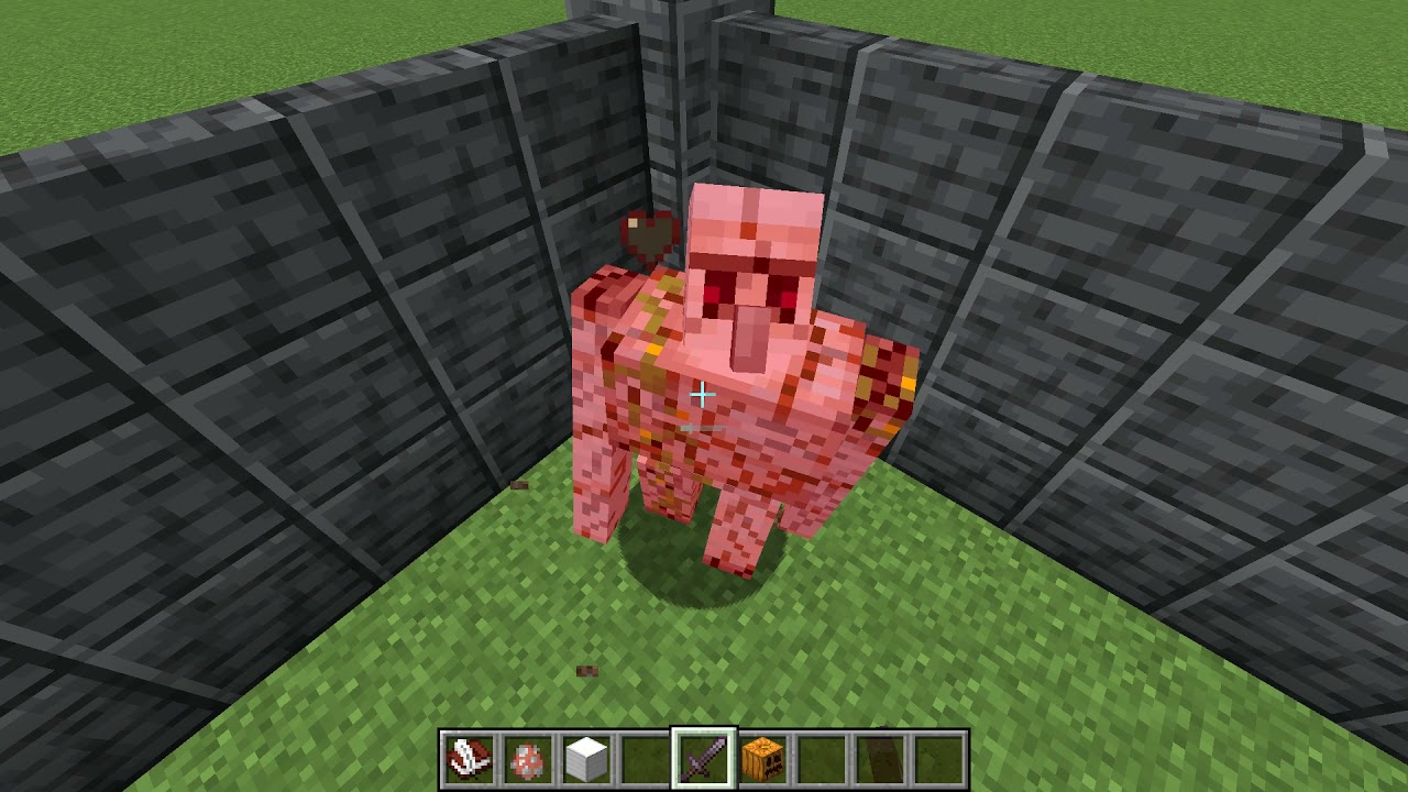 iron golem vs zoglin YouTube