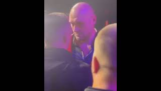 Tyson Fury and Oleksandr Usyk Face Off #FuryUsyk