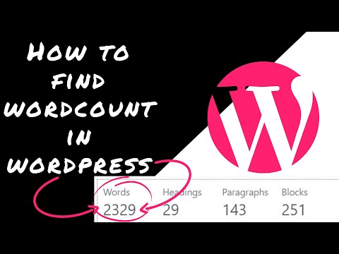 How to Find WordPress Word Count