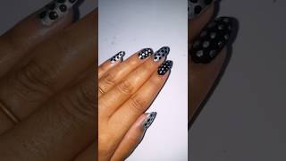 Diy dot nailart💅| diy no tool art✨️|diy blacknailart #simscraft # diy #nailart #viralvideo#ytshorts
