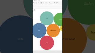 Bubble Chart in Tableau #shorts #datavisualization #tableau
