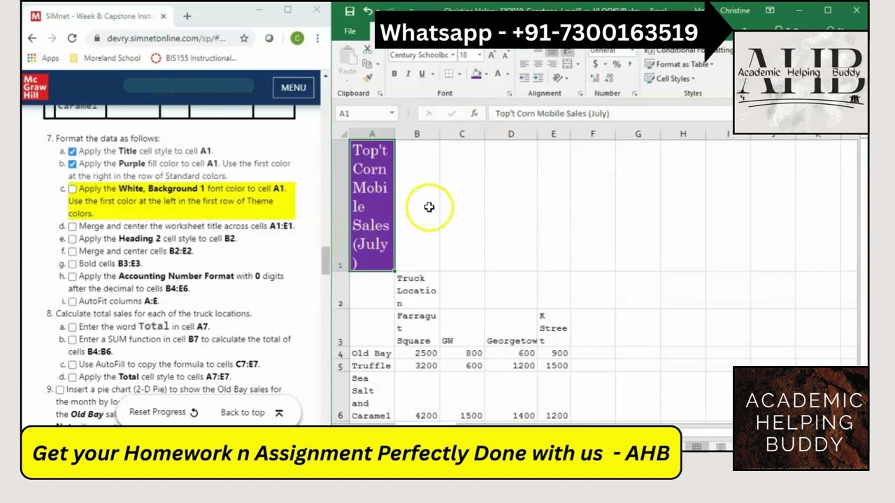 How to Complete Excel 365 Level 3 Capstone Sales Data VLOOKUP | SIMnet Alternate Project