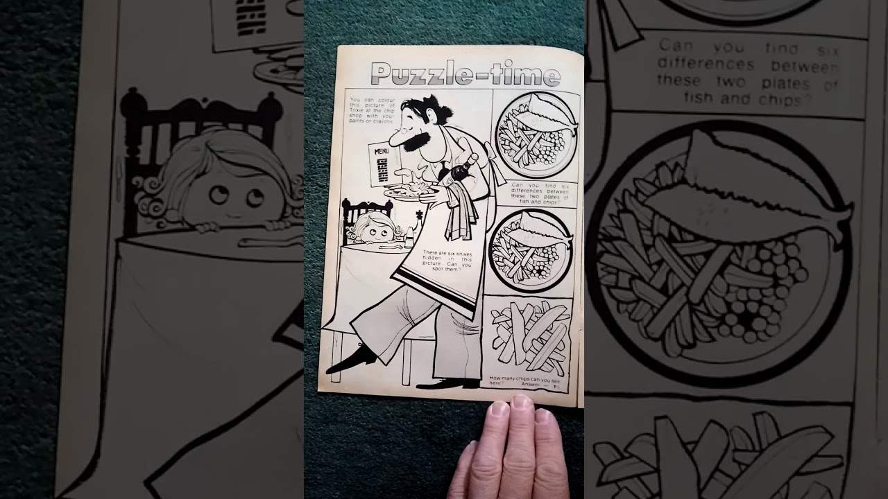 Vintage Ephemera the twinkle comic no 460 November 13th 1976