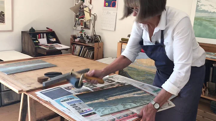 Judith Westcott Relief Print Maker - How I work