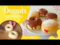 Como hacer DONUTS AL HORNO | Receta de DONAS HORNEADAS | GLASEADO DE CHOCOLATE | Berlines | Cookeri