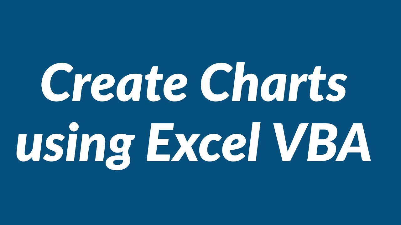 Excel Vba Create Chart In Worksheet