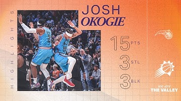 Josh Okogie with another impressive night including the game-saving block. | Phoenix Suns