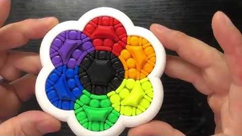 "Inside Track Pinwheel" Custom 3D Printed Twisty Puzzle