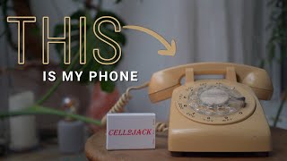 This device turns my cellphone into a ROTARY PHONE