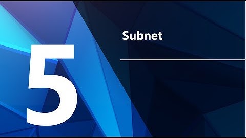Module 5 - AWS CLI - Describe and create subnets