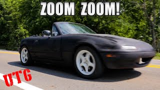 C'mon, Let's Go For A Ride Chrysler Powered Miata First Romp