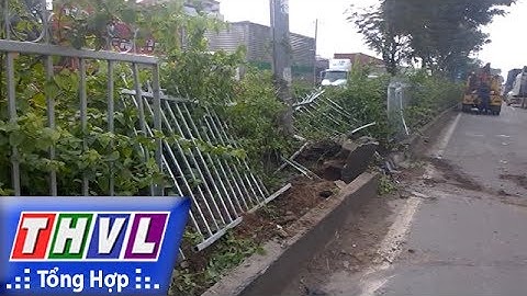 THVL | Người đưa tin 24G: Ngủ gục tài xế xe container cày nát hàng chục mét dải phân cách