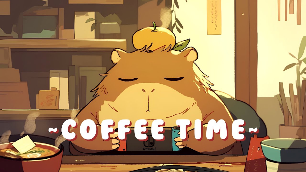 [Long Session] Capybara Music Channel - Relaxing Tunes Collection ~ Tranquil Mood ~ 🌸 ☕