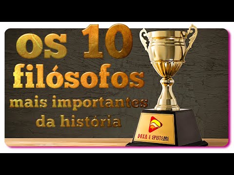 Os 10 filósofos mais importantes da história