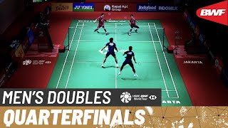 KAPAL API GROUP Indonesia Open 2023 | Kang/Seo (KOR) vs. Carnando/Marthin (INA) | QF