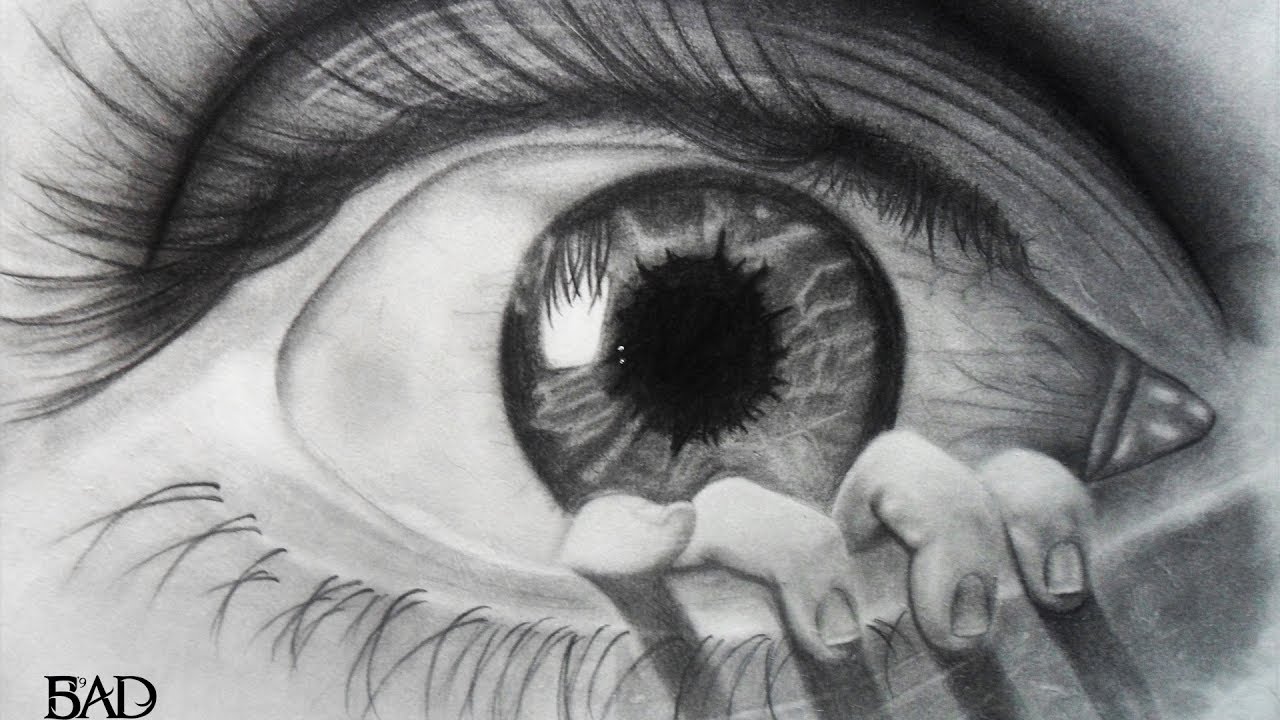 Creepy Scary Eyes Drawing - Mariiana-blog