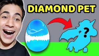 DİAMOND YUMURTA AÇTIM !! ELMAS UNİCORN PET ÇIKTI MI !? ( Roblox Adopt Me )