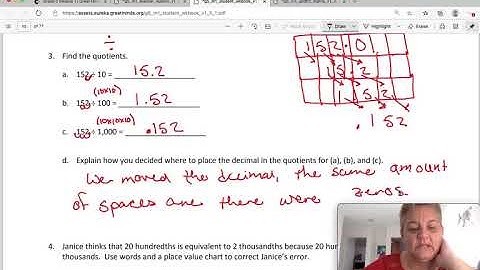Eureka Math Grade 5 Module 1 Lesson 2 Problem Set