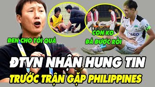 Trước Trận Gặp Philippines, ĐTVN Nhận Tại Nạn Trên Đầu Rơi Xuống, HLV Kim Sang Sik Thất Thần