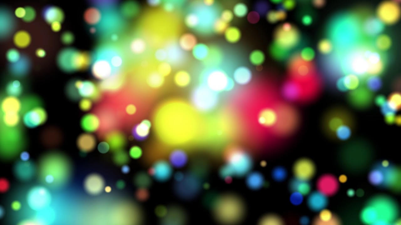 Colorful Bokeh Background Video HD 1080p - YouTube