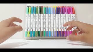 Unboxing TYPO Dual Markers and colour a Dolphin 
