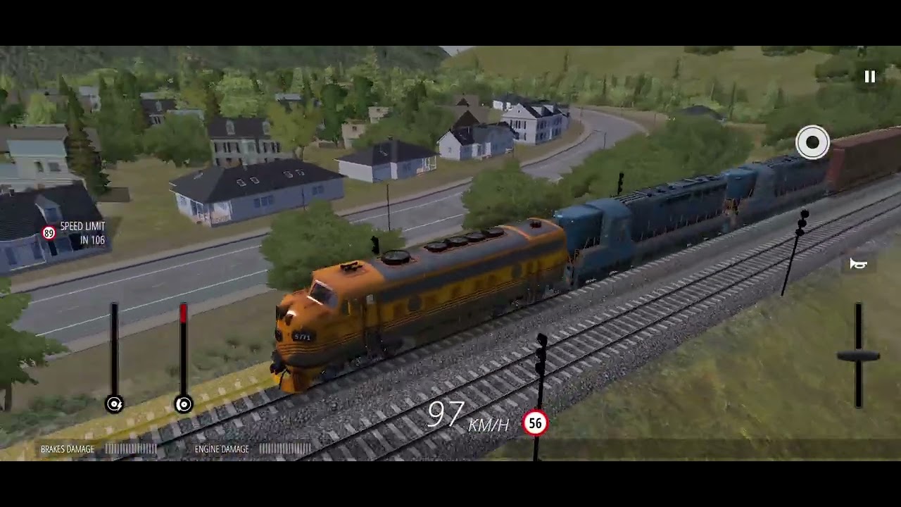 Heavy Mixed Cargo in the Rain | 3 Locomotives Day Freight | Train Simulator Pro USA